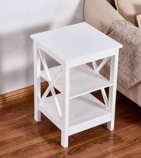 Milton Greens Stars 3-Piece White Occasional Table Set-3