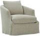 Rowe® Customizable Emmerson Slipcovered Swivel Chair-0