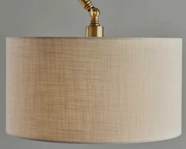 Adesso® Willard Antique Brass Floor Lamp-1