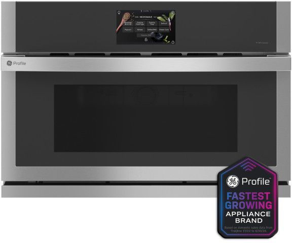 GE Profile™ 1.7 Cu. Ft. Stainless Steel Built In Microwave Oven with Convection-1