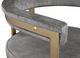 Meridian Furniture Marcello Gray/Brushed Brass Velvet Dining Chair-4