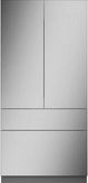 Monogram® 36" Stainless Steel French Door Refrigerator Door Panel Kit-0