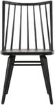 Four Hands Lewis Black Oak Windsor Dining Side Chair-2