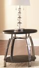 Steve Silver Co. Coham 3-Piece Black Nickel/Brown Occasional Table Set-3