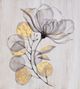 StyleCraft 3-Piece Gray/Gold/Light Brown Wall Art Set-1