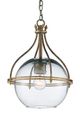 Currey & Company Foyle Antique Silver Leaf/Contemporary Gold Leaf Pendant-0