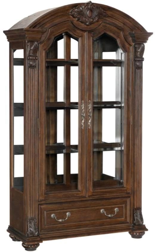 Homelegance® Bergen Dark Oak Curio-0