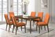 New Classic® Home Furnishings Maggie 7-Piece Terracotta/Walnut Dining Set-1