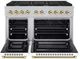 ZLINE Autograph Edition 48" Satin Stainless Steel Pro Style Gas Range with White Matte Door-1