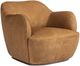 Four Hands Julius Nubuck Cognac Swivel Chair -0