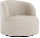 Bernhardt Customizable Elle Bernhardt Living Leather Swivel Chair-0