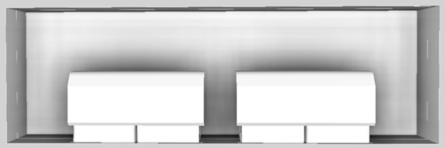 Vent-A-Hood® 66" White Contemporary Wall Mounted Range Hood-3
