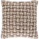 Surya Cordoba Taupe 18"x18" Toss Pillow with Down Insert-0