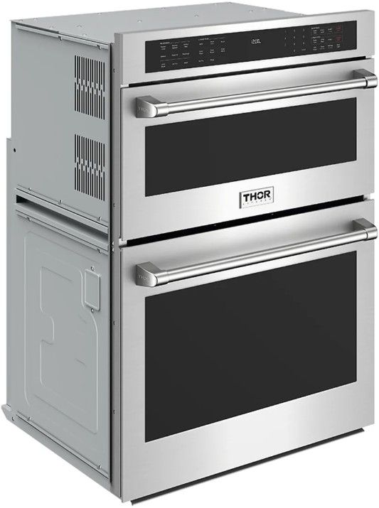 Thor Kitchen 30” Stainless Steel Oven/Micro Combo Electric Wall Oven-2