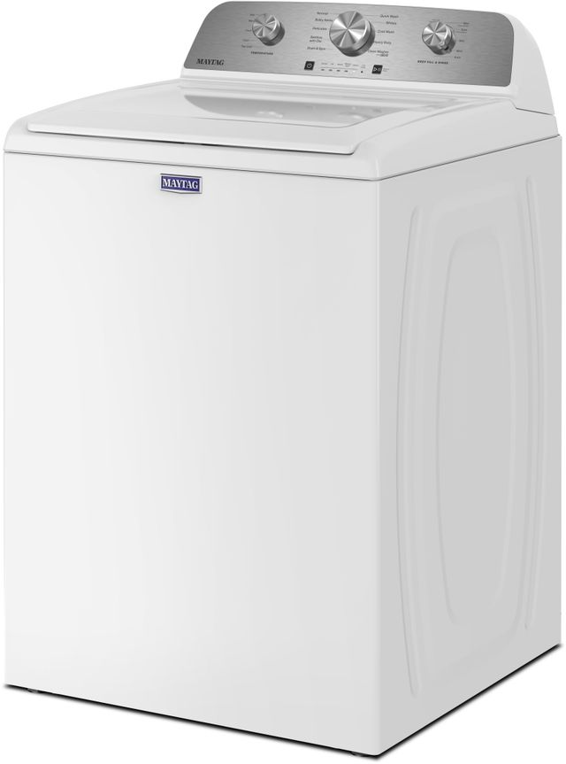 Maytag® 4.2 Cu. Ft. White Agitator Top Load Washer-4