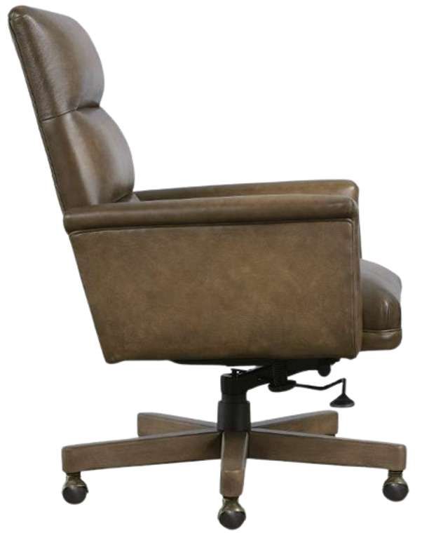 Hooker® Furniture EC Starling Warm Brown Executive Swivel Tilt Chair-3