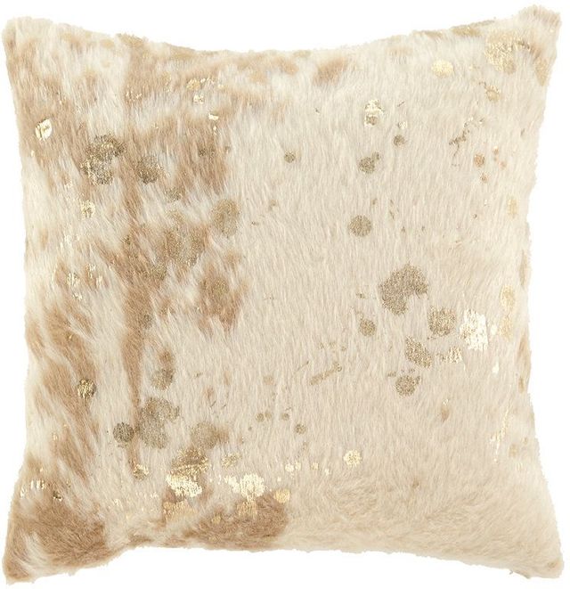 Signature Design by Ashley® Landers 4-Piece Cream/Gold Throw Pillow Set-0
