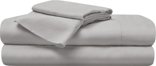BEDGEAR® Hyper-Linen™ Performance® 4-Piece Light Gray King Sheet Set-0