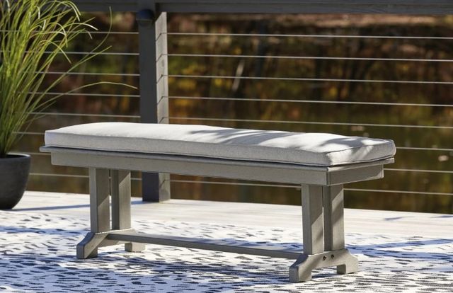 Signature Design by Ashley® Visola Gray Bench-3