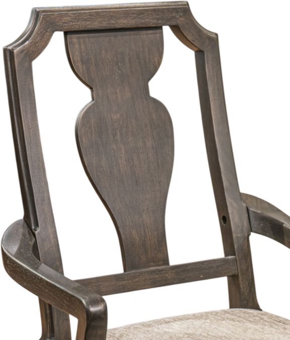 Signature Design by Ashley® Wickenger Dark Brown/Light Gray Upholstered Side Chair -2