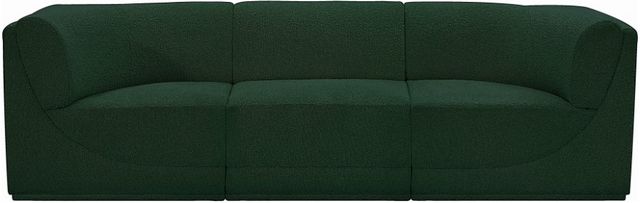 Meridian Furniture Ollie 3-Piece Green Sofa-1