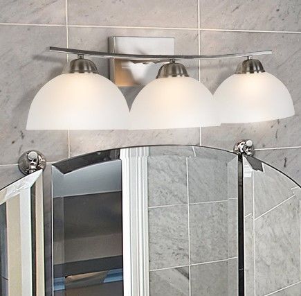 YHD Alta Peak Acid Washed/Satin Steel 3-Light Vanity Lighting-1