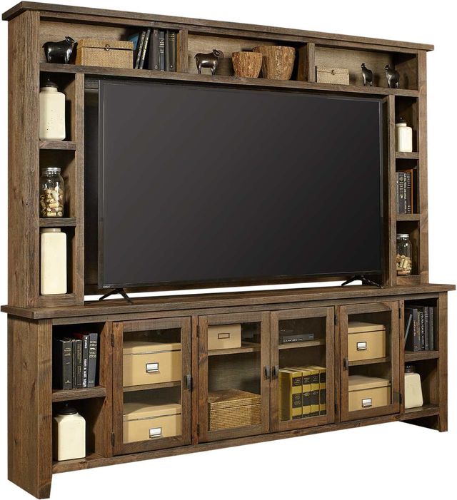 aspenhome® Alder Grove Brindle 84" Console and Hutch-0