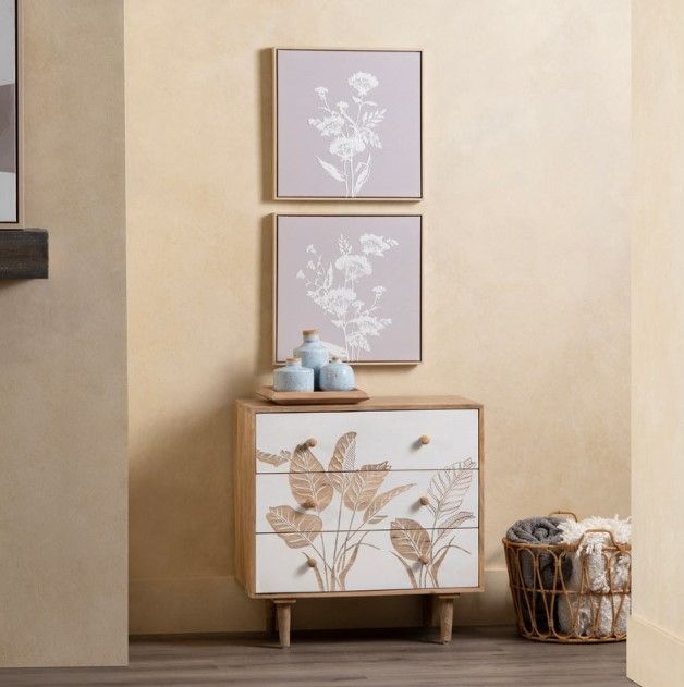 Crestview Collection Seaside White Drawer Chest-1