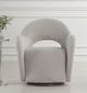 Uttermost® Wander Gray Swivel Chair-1