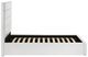 Coaster® Felicity White Twin Upholstered Platform Bed -4