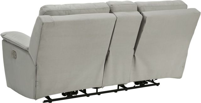 Signature Design by Ashley® Next-Gen Gaucho Fossil Power Reclining Loveseat with Console-2