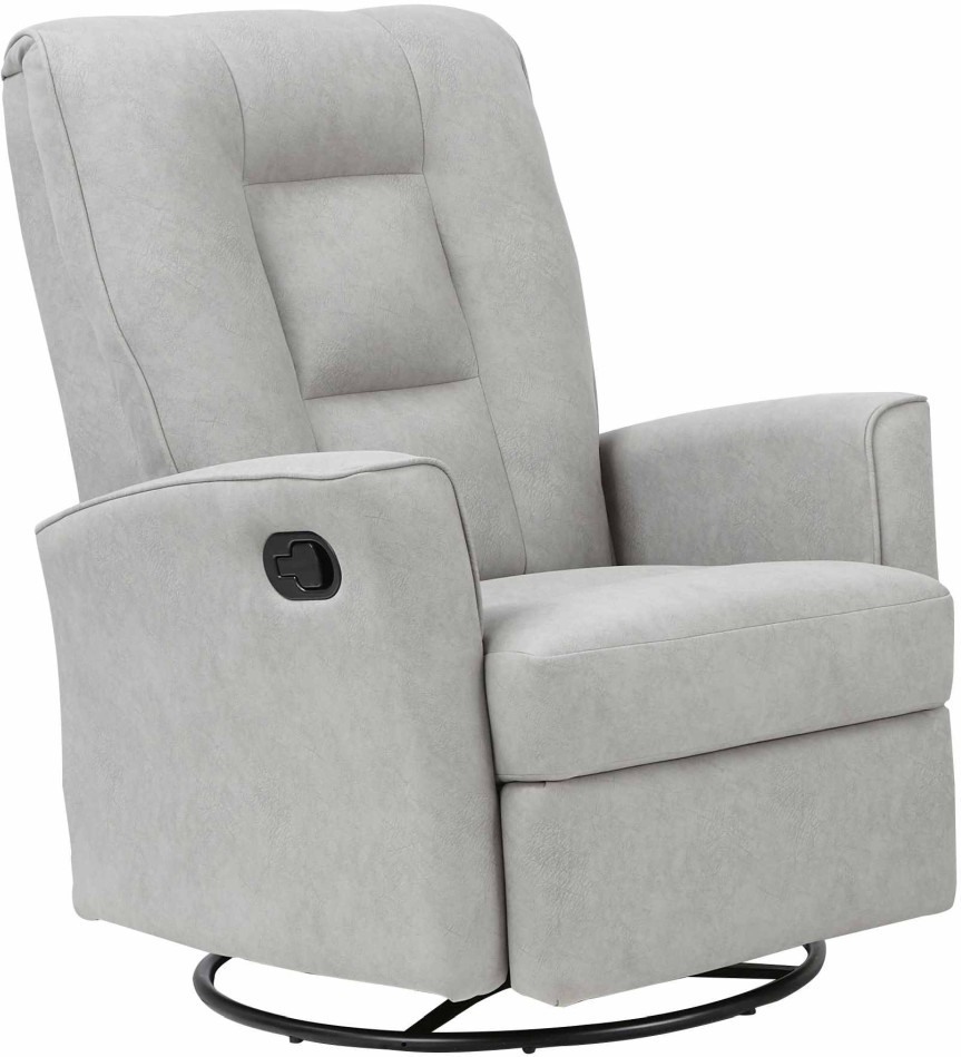 Grey swivel rocker recliner online