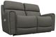 La-Z-Boy® Apollo Blue Grey Leather Power Reclining Loveseat with Headrest and Lumbar-0