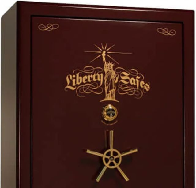 Liberty Safe Presidential Burgundy Gloss 50 Mechanical Lock Gun Safe-1