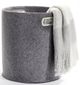 Giftcraft Gray Large Basket with Handles-1
