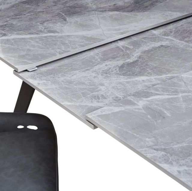 Modus Furniture Lucia Piedra Dining Table with Black Base-3