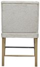 Bernards Tarrington Cashew/Gray Upholstered Counter Stool-3