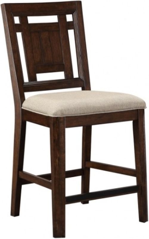 Winners Only® Kentwood Beige-Dark Brown Bar Stool-0