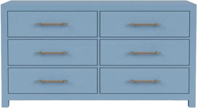 Riverside Furniture Rosalie Cabana Blue Dresser-2