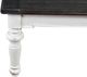 Sunny Designs™ European Cottage Weathered Brown Coffee Table with Antique White Base-3