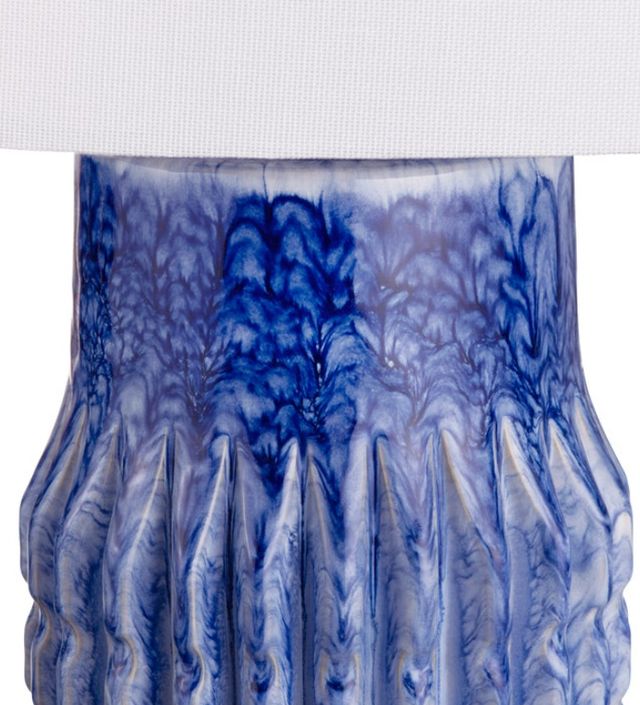 Crestview Collection Riverdale Blue Table Lamp -2