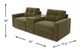 Drew & Jonathan Home ModularOne New Horizon 3-Piece Moss Modular Sectional with Media Charging Console-2