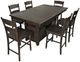 Jofran Inc. Madison County 7-Piece Barnwood Counter Dining Set-5
