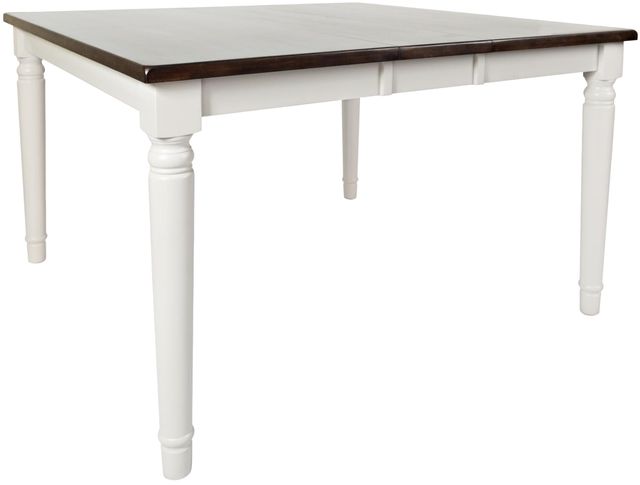 Jofran Inc. Orchard Park Brown Counter Table with Light Gray Base-0