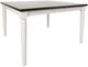 Jofran Inc. Orchard Park Brown Counter Table with Light Gray Base-0