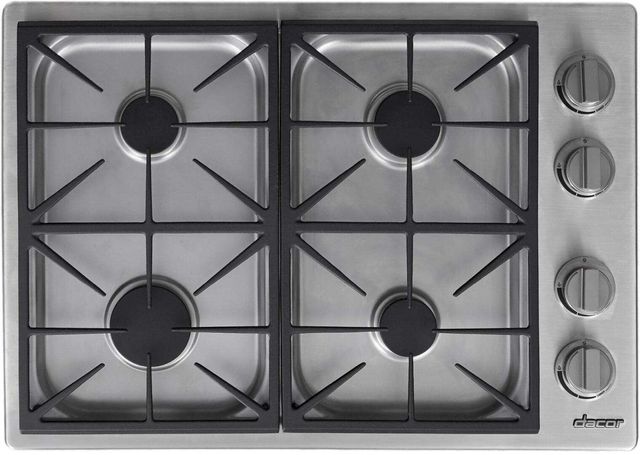 Dacor® Professional Style Collection 30" Stainless Steel Dual Fuel Natural Gas Cooktop-0