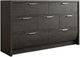 Magnussen Home® Kinsley Black Heron Drawer Dresser-0
