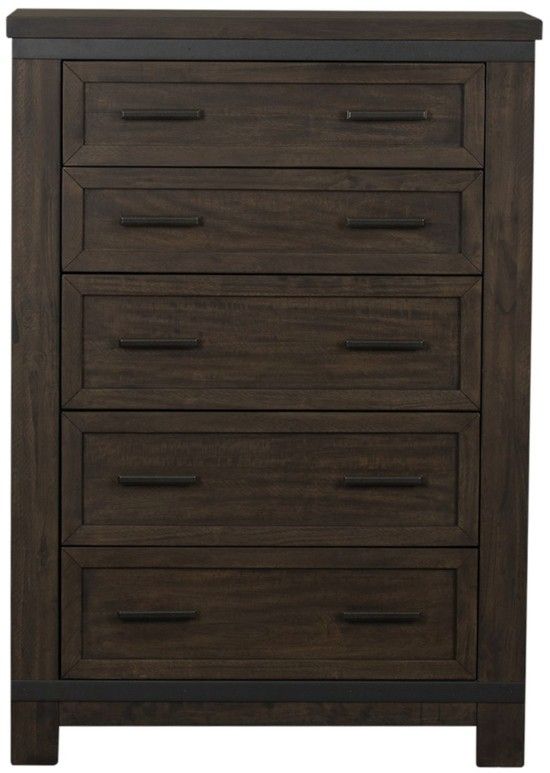 Liberty Furniture Thornwood Hills Rock Beaten Brown Chest-2