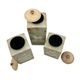 A & B Home 3-Piece Sage Green Canister Set-2