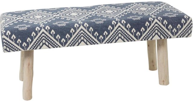 Deco Marche Blue/Brown Bench-0
